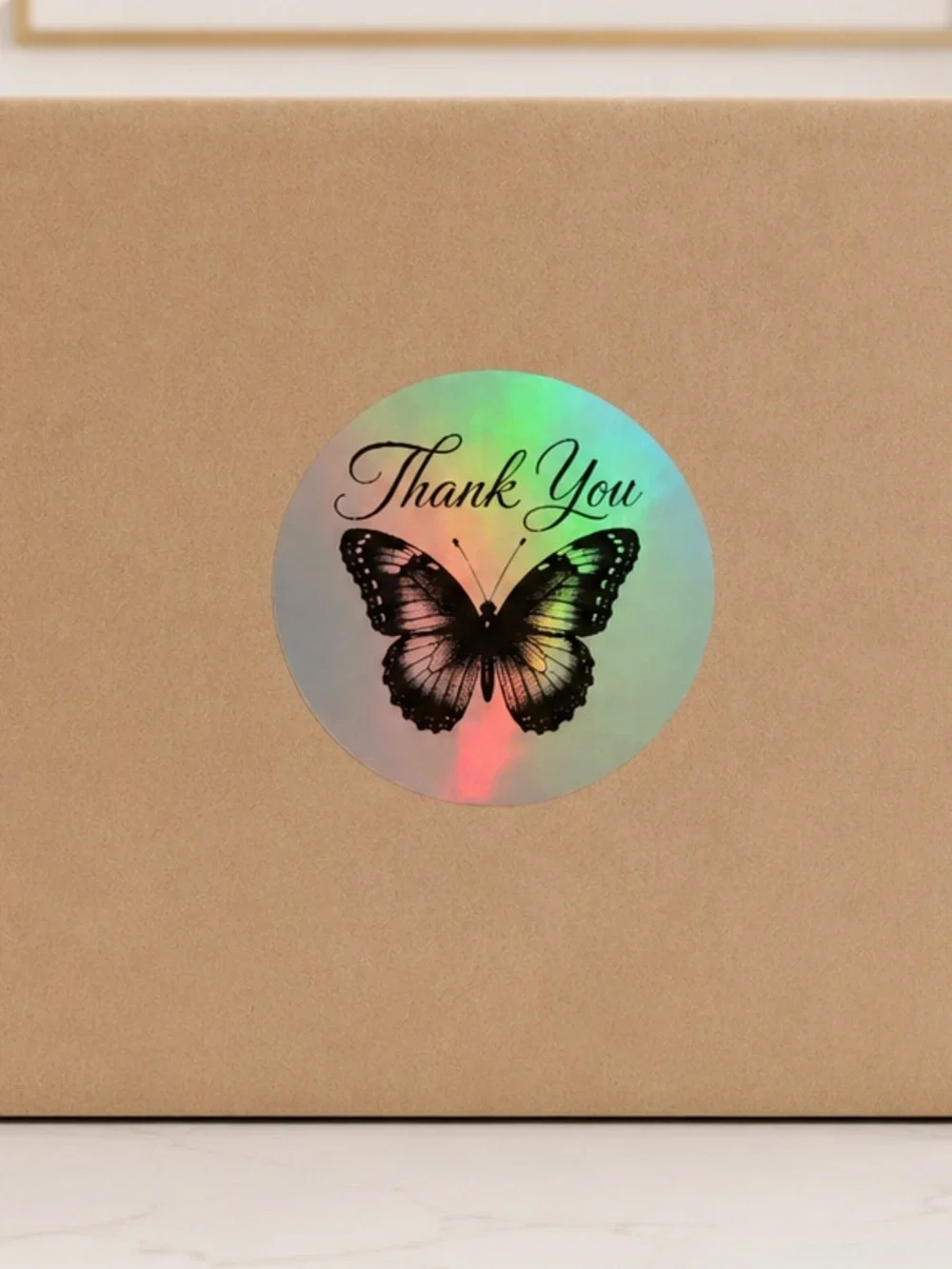Butterfly Thank You Stickers -100ct. New